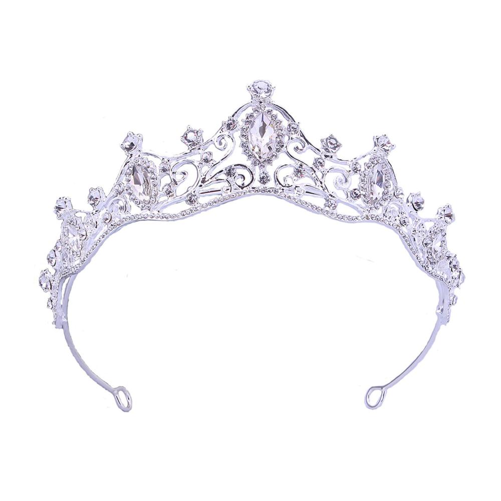 Strahlende Eleganz Diadem Brautschmuck Tiara für Frauen - Hochwertige Krone für die perfekte Hochzeit - Exquisite Haarschmuck für die Braut und ihre Brautjungfern! Erleben Sie königlichen Glanz