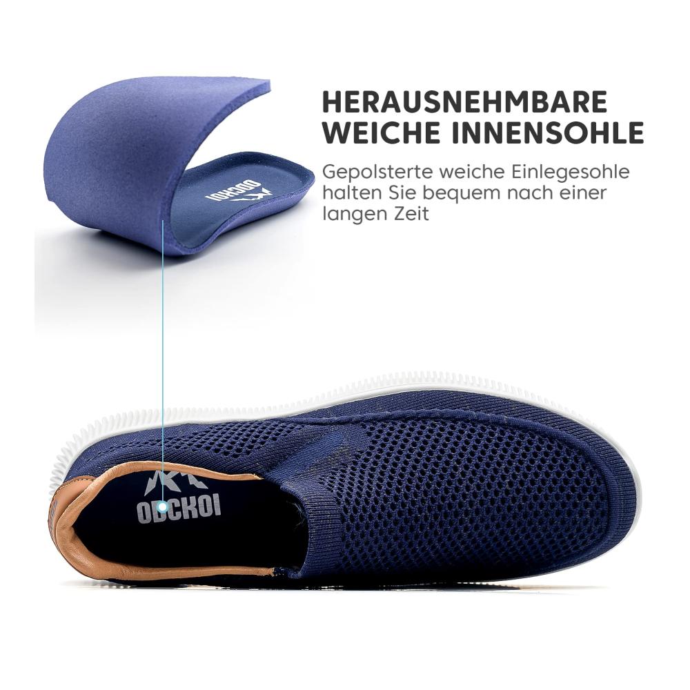 Entdecke den ultimativen Komfort Leichte Herren Slip-On Sneaker für unbeschwerte Freizeit! Atmungsaktiv bequem & stylisch. Jetzt zugreifen