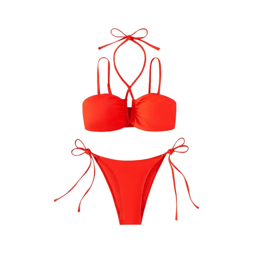 Entzückende Bikinihosen Perfekte Passform für Strandgöttinnen! Damen Sonnenblume Zweiteiliger Badeanzug in Übergröße für ultimativen Stil. Jetzt sichern und den Sommer stilvoll genießen