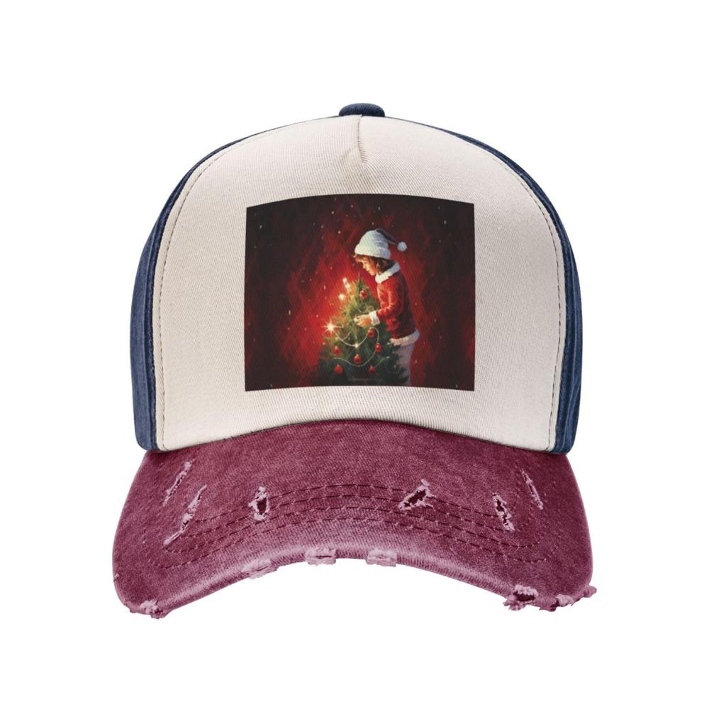 Entdecken Sie die magische Welt der Baseball Caps Trendige Weihnachtsmagie in Einheitsgröße. Perfekt für Sport und Freizeit