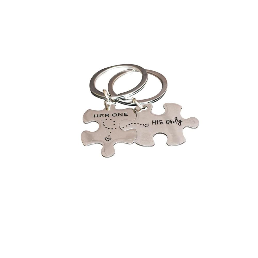 Damen Schlüsselanhänger Set Romantisches Puzzle-Geschenk für Freundinnen perfekt zum Valentinstag. Überraschen Sie Ihre Liebsten