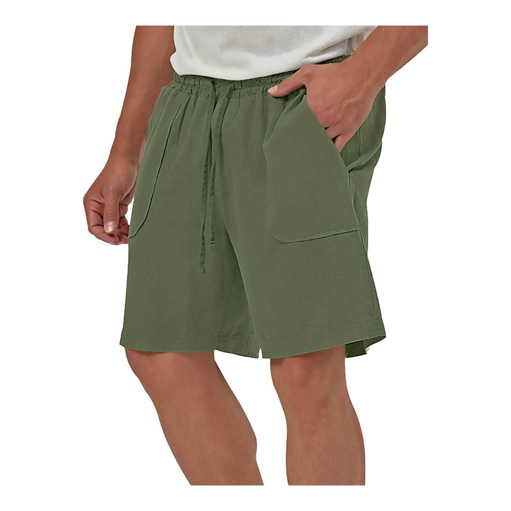 Sommer-Style im Fokus Lockere Herren-Shorts atmungsaktiv & lässig. Aus Baumwolle mit elastischem Bund perfekt für heiße Tage oberhalb des Knies