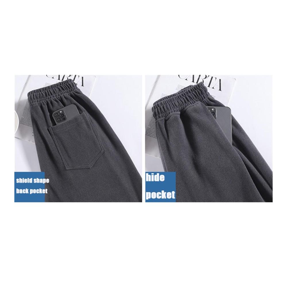 Entdecke ultimativen Komfort Damen Jogginghose Laufhose mit Taschen High Waist und bequemer Passform. Perfekt für Fitness und Freizeit. Jetzt in Schwarz Länge Large erhältlich