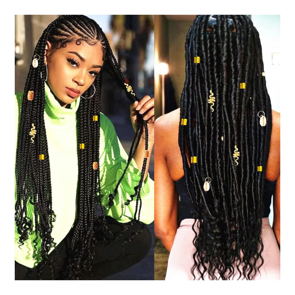 Verleihen Sie Ihrem Haar Glanz und Stil! 200 Stück elegante Haarspangen mit Box - Tibetischer Stil für Zöpfe Dreadlocks und mehr. Entdecken Sie den perfekten Haarschmuck jetzt