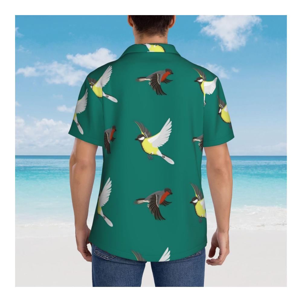 Entdecken Sie den Sommerstil Herren Hawaii-Hemd | Kurzarm | Lässiges Strand-Shirt | Knopfleiste | Urlaubskleidung | Aloha-Look