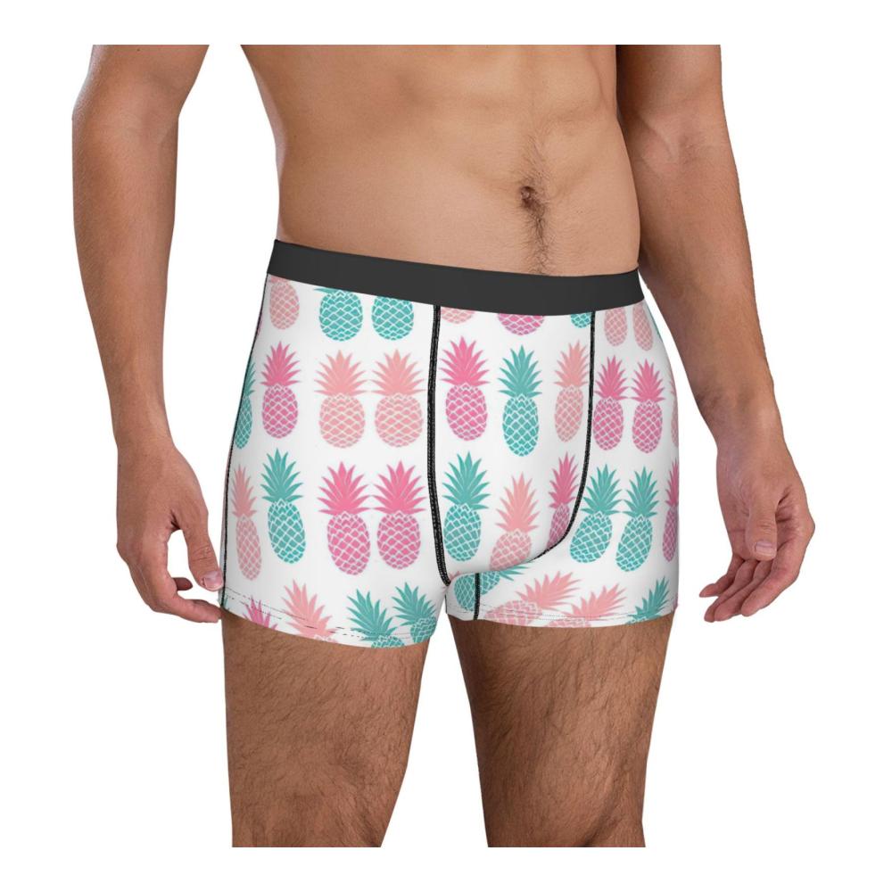 Entdecke den Komfort Herren-Boxershorts mit grünem Fischmuster bedecktem Bund & feuchtigkeitsableitendem Stretch. Stilvolle Unterwäsche für jeden Tag