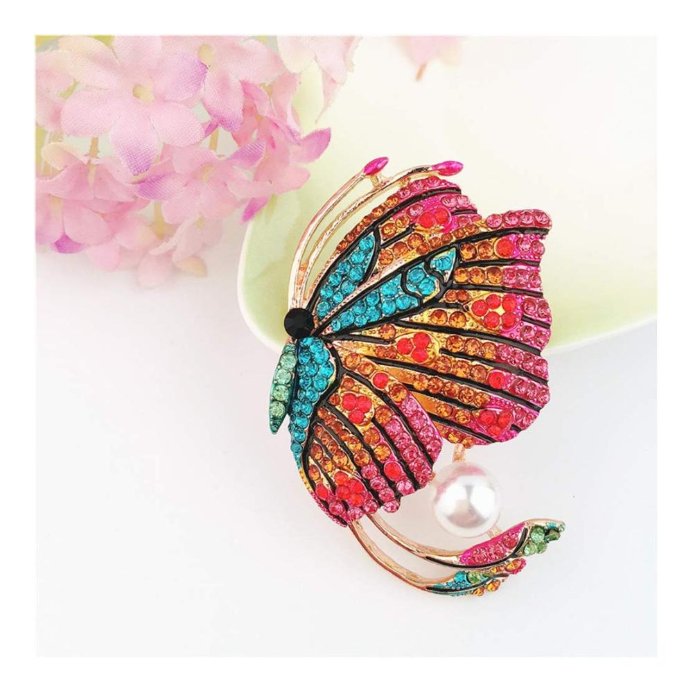 Entdecken Sie zauberhafte Broschen & Anstecknadeln Schmetterlinge mit synthetischer Perle bunte Flügel & mehr für Damen. Perfekt für Party Hochzeit & Bankett. Einzigartiges Geschenk