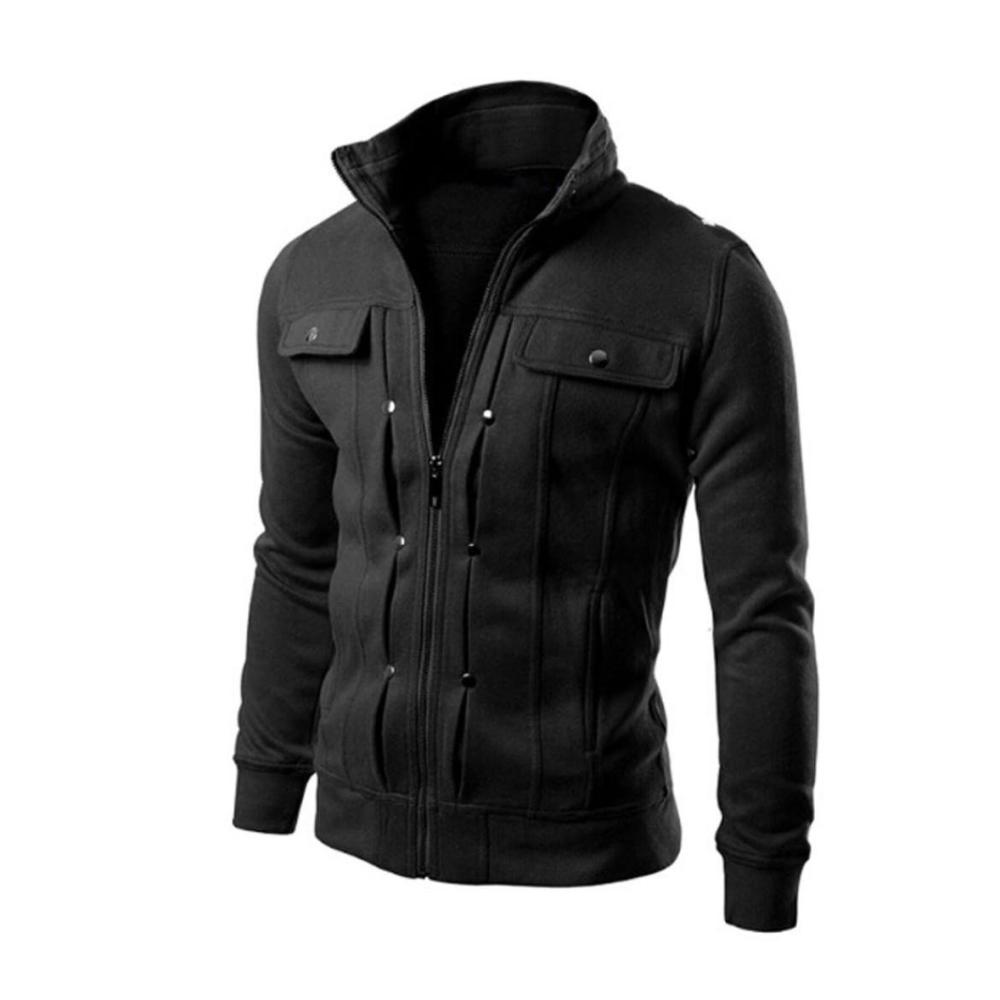 Stilvolle Fleecejacke für Herren Warme schlanke Passform mit elegantem Reverskragen M-3XL