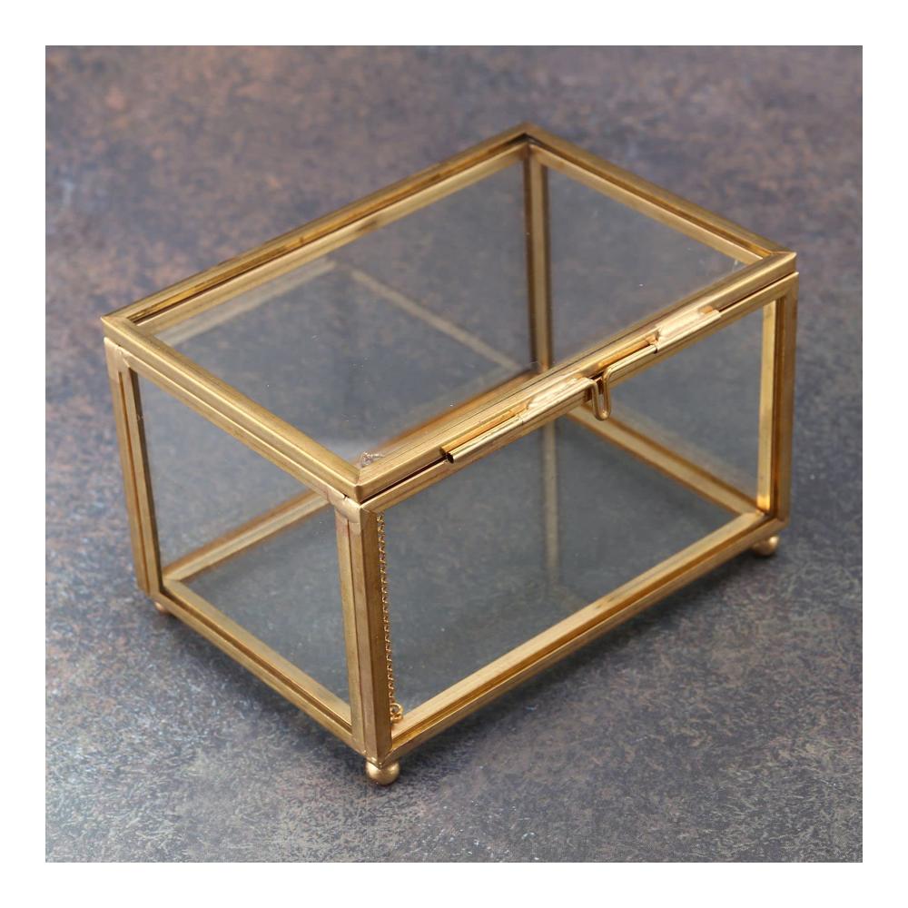 Entdecken Sie stilvolle Organisation Geometrische Glas Schmuckkästen für elegante Schmuckaufbewahrung und ansprechende Wohnkultur