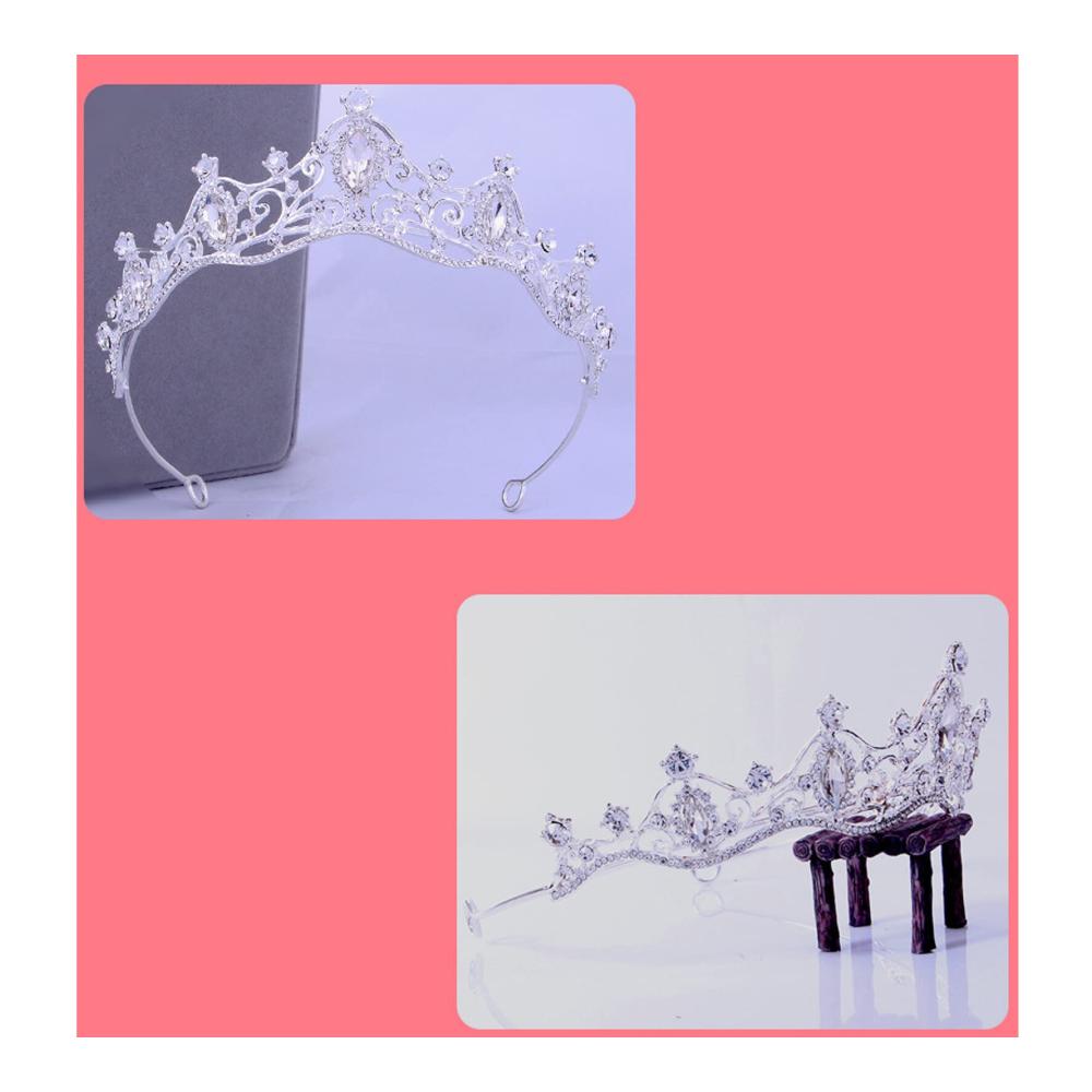 Strahlende Eleganz Diadem Brautschmuck Tiara für Frauen - Hochwertige Krone für die perfekte Hochzeit - Exquisite Haarschmuck für die Braut und ihre Brautjungfern! Erleben Sie königlichen Glanz