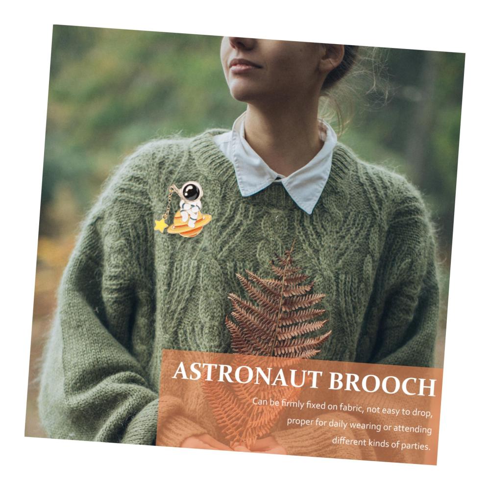 Entdecken Sie stilvolle Broschen & Anstecknadeln Astronauten-Brosche Set für Kinder Weltraum-Emaille-Pins perfekte Geschenke für kleine Entdecker