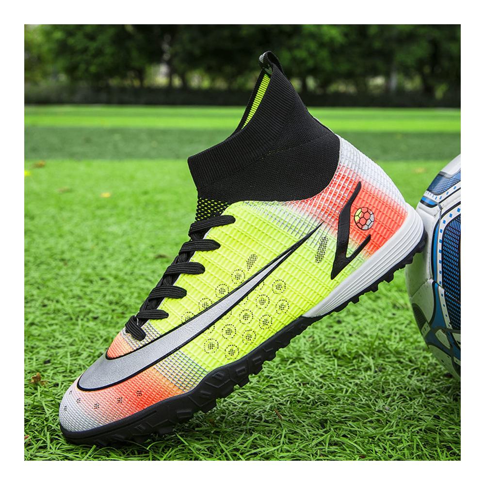 Top-Qualität Fußballschuhe für Herren und Kinder | Hochleistungs-Spike Cleats für Profis | Atmungsaktiv und rutschfest | Perfekt für Outdoor-Athletik | Ideale Wahl für Fußballtraining