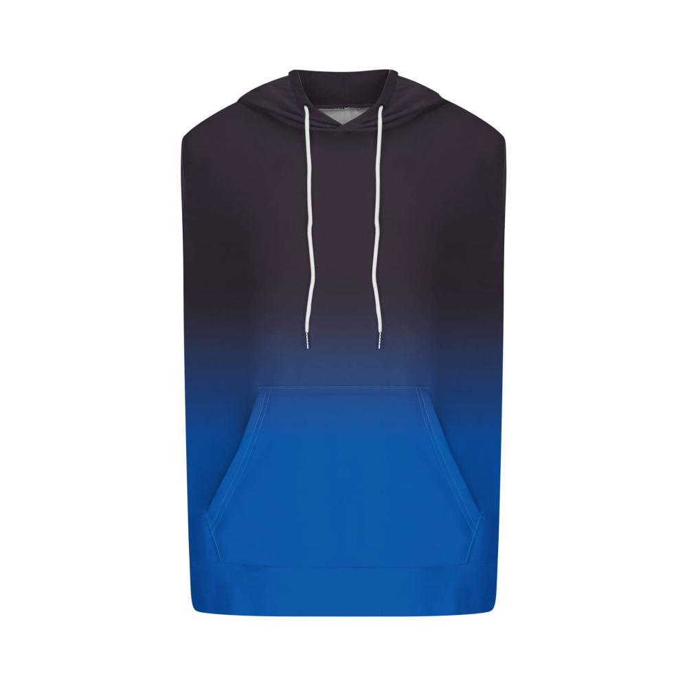 Entdecken Sie die ultimativen Tops für Männer Ärmelloses Tank-Top mit Kapuze für athletische Höchstleistungen Farbverlauf für Stil perfekt für Sport und Bodybuilding T-Shirts