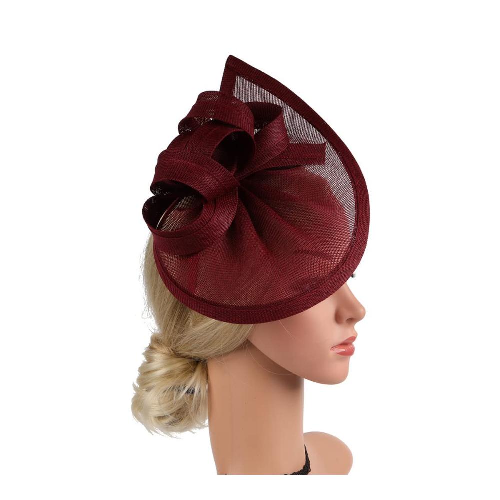 Vintage Baskenmützen & Barette Eleganter Fascinator Hut für Damen – Perfekt für Hochzeiten und Partys – Stilvoller Kopfschmuck zum Verlieben