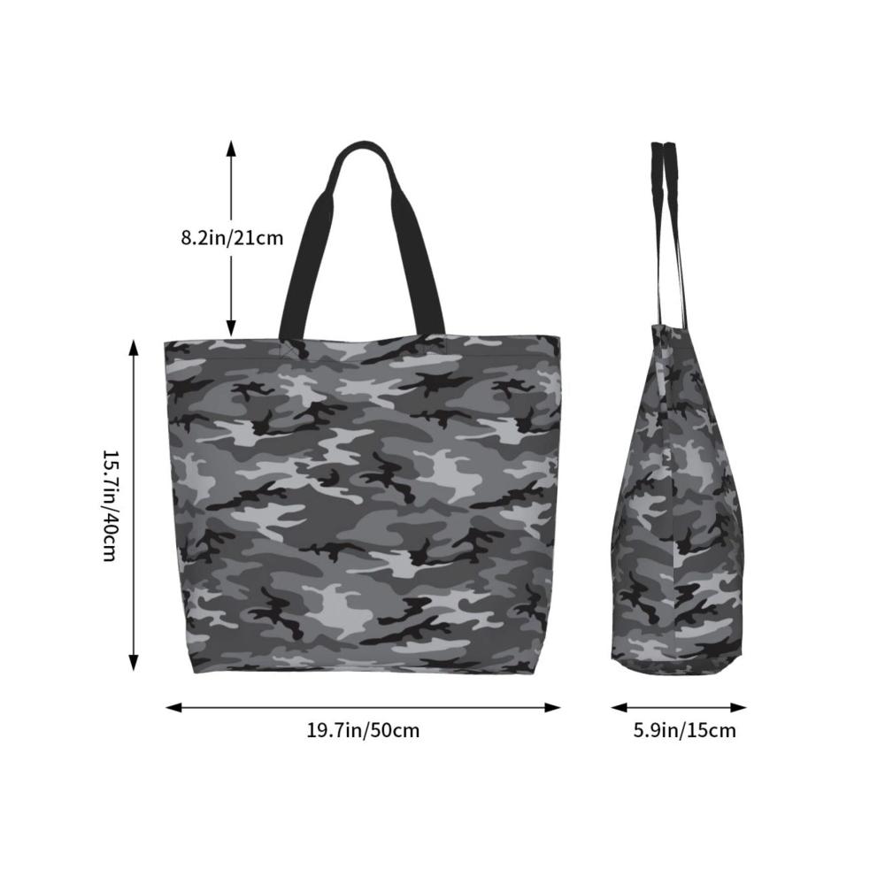 Entdecke die ultimative Shopper Camouflage-Damenhandtasche für stilvolles Shoppen! Große Kapazität lässiger Chic ideal für Arbeit und Freizeit