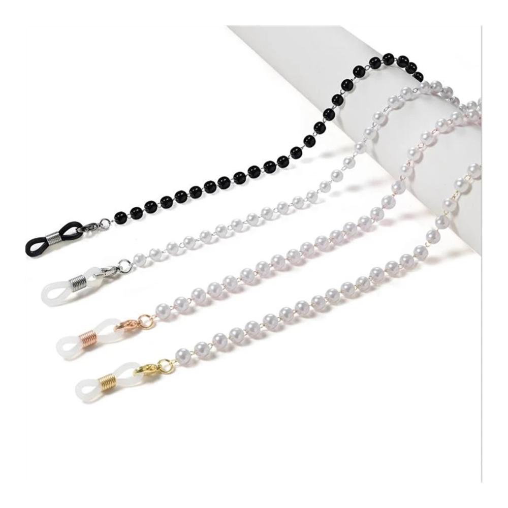 Entdecke stilvolle Brillenbänder & Ketten Damen-Perlenlanyard für Sonnenbrillen und mehr - Trendiges Zubehör für deinen Look