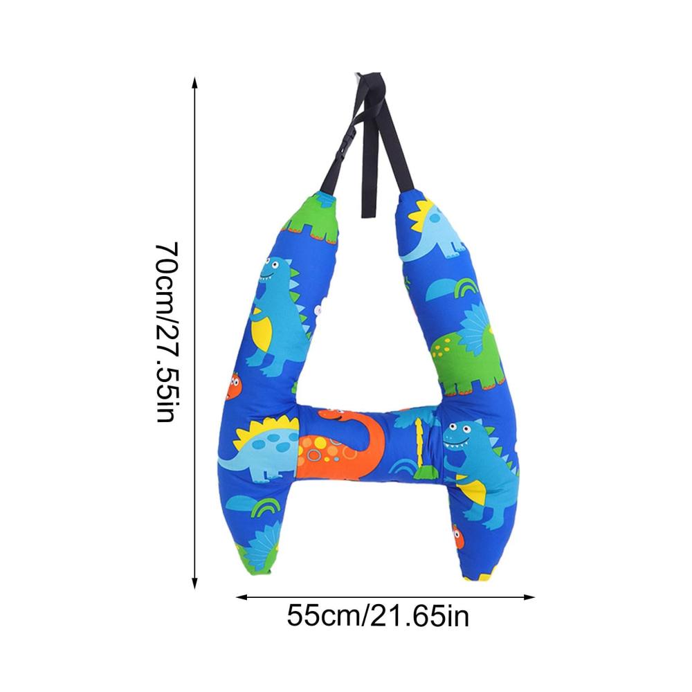 Entspannung unterwegs H-förmiges Auto-Reisekissen für Kinder & Erwachsene. Sicherheitsgurtkissen bietet Kopf- und Nackenstütze für ruhigen Schlaf. Perfekt für lange Fahrten