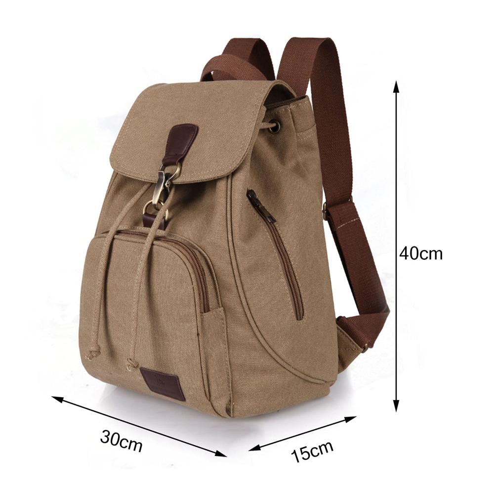 Entdecken Sie den ultimativen Komfort mit unserem Tagesrucksack Retro Stil ideal für Studenten Schule Freizeit und Reisen. Khaki 30×15×40 cm. Holen Sie sich Ihren jetzt