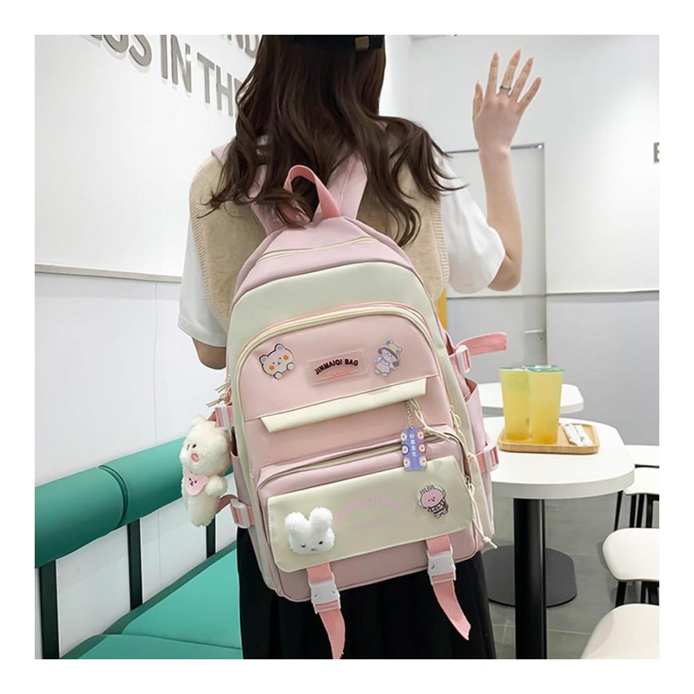 Erfrischender Kawaii Schulranzen Dein Must-Have für stilvolles Schul-Abenteuer! Perfektes Set für Mädchen Jungen und Teenager. Hol dir jetzt den süßen Begleiter