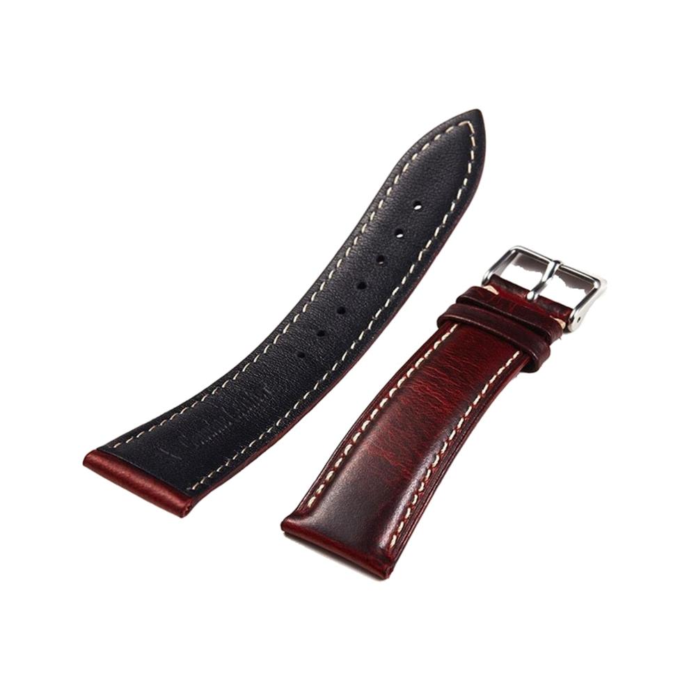 Entdecke den zeitlosen Charme Handgefertigte Retro-Armbänder aus Ölwachs-Leder für Uhren in 18mm 19mm 20mm 21mm und 22mm. Einzigartig und stilvoll