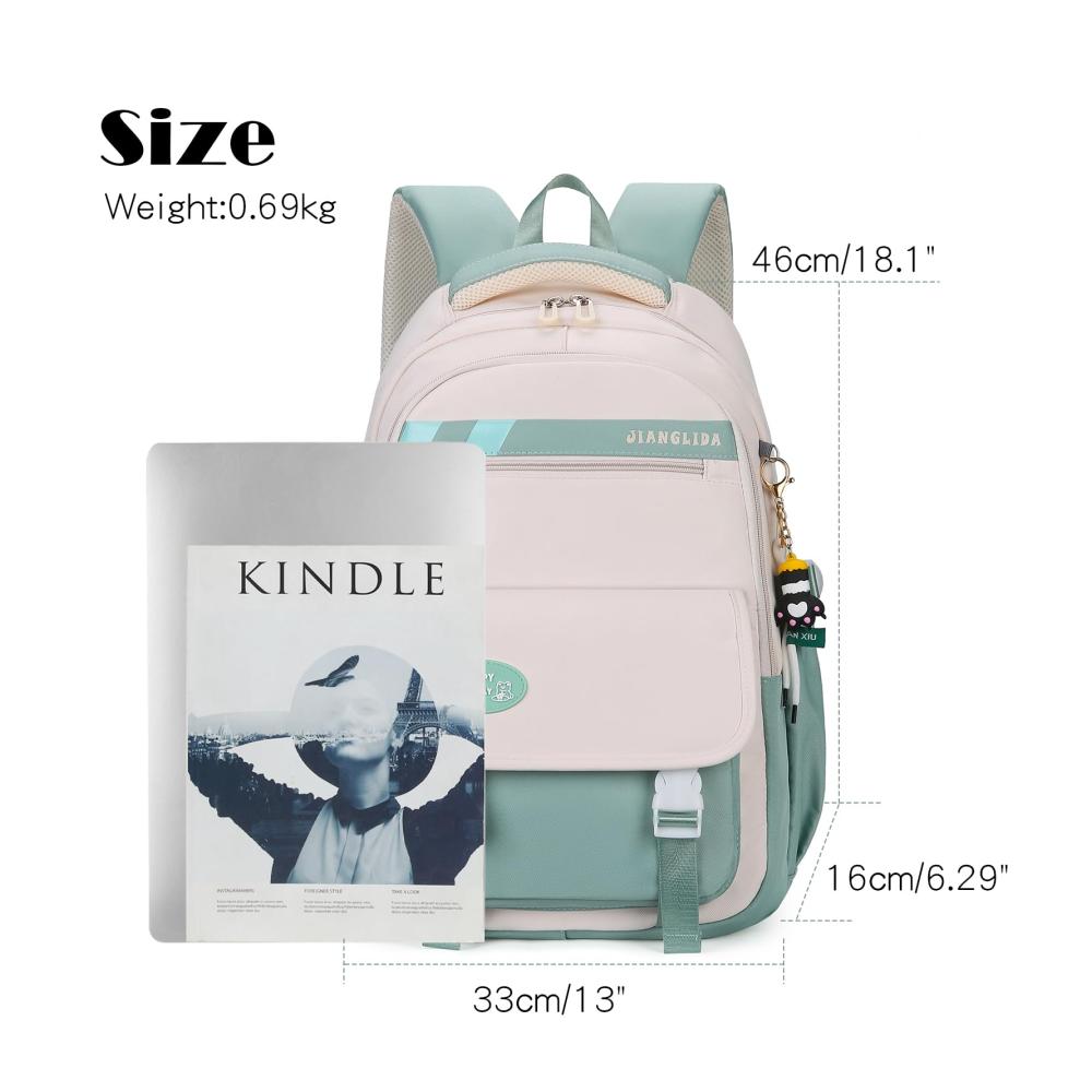 Entdecken Sie den ultimativen Schulranzen Wasserdichter Rucksack für Mädchen und Jungen ideal für Schule Reisen und Sport! Weinrot Nylon Laptop-Tasche inklusive