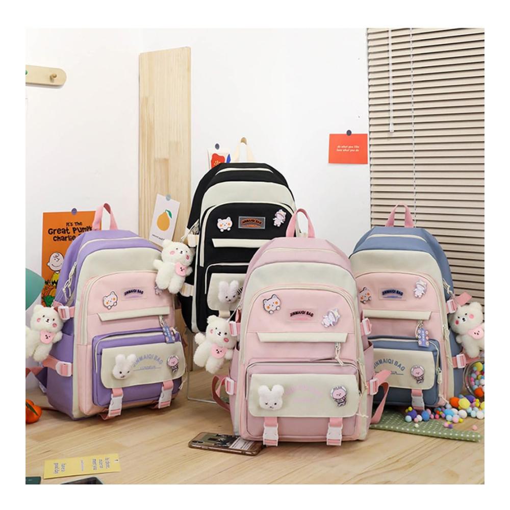 Erfrischender Kawaii Schulranzen Dein Must-Have für stilvolles Schul-Abenteuer! Perfektes Set für Mädchen Jungen und Teenager. Hol dir jetzt den süßen Begleiter