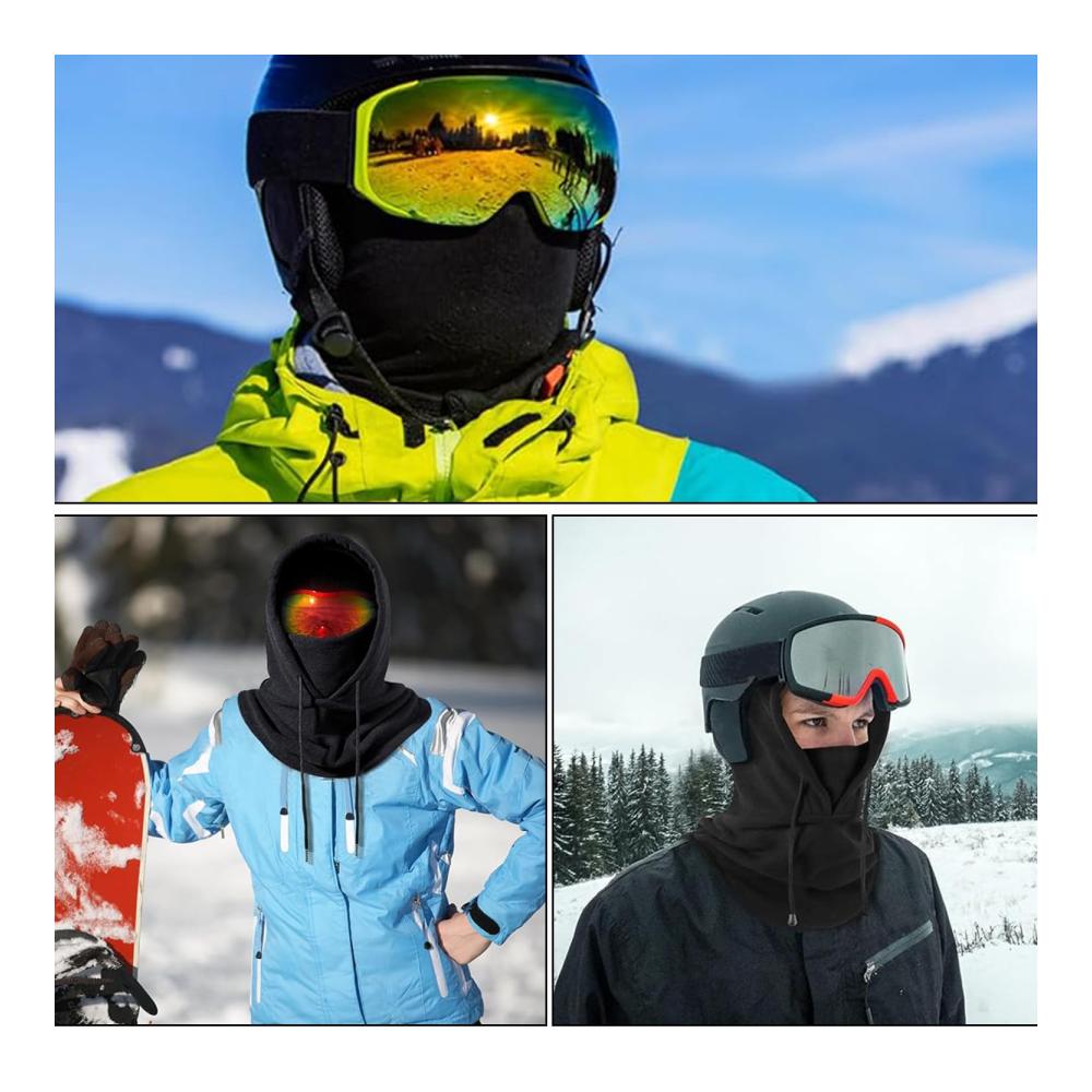 Erleben Sie ultimativen Schutz mit unserer Winter-Thermo-Fleece-Sturmhaube! Perfekt für Skifahren Motorradfahren und mehr. Holen Sie sich jetzt Ihre winddichte Fleece-Wintersportkappe