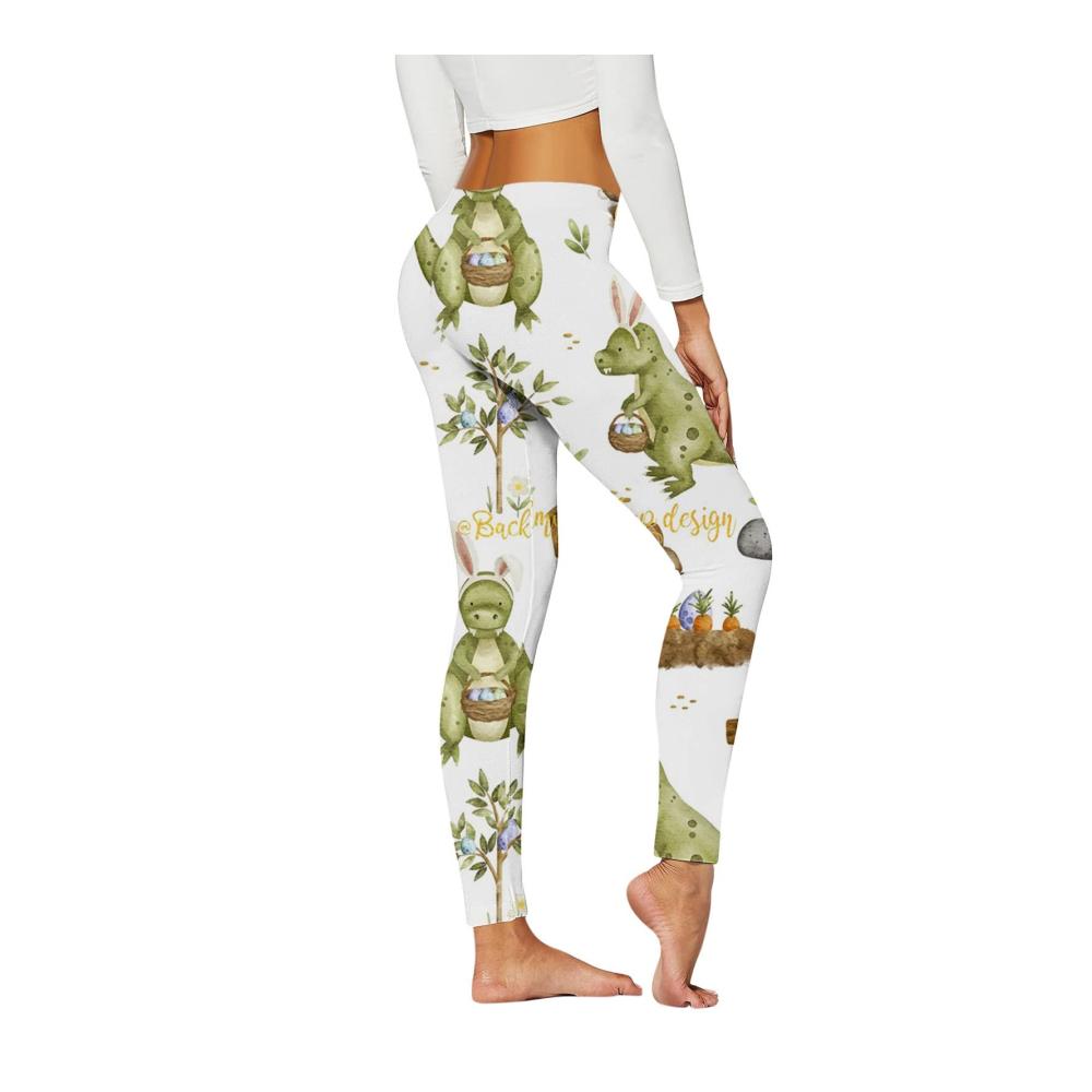 Entzückende Übergrößen-Ostern-Leggings Osterhasen Ostereier Blickdicht & Festlich. Perfekt für Yoga Jogging & festliche Anlässe. Jetzt entdecken