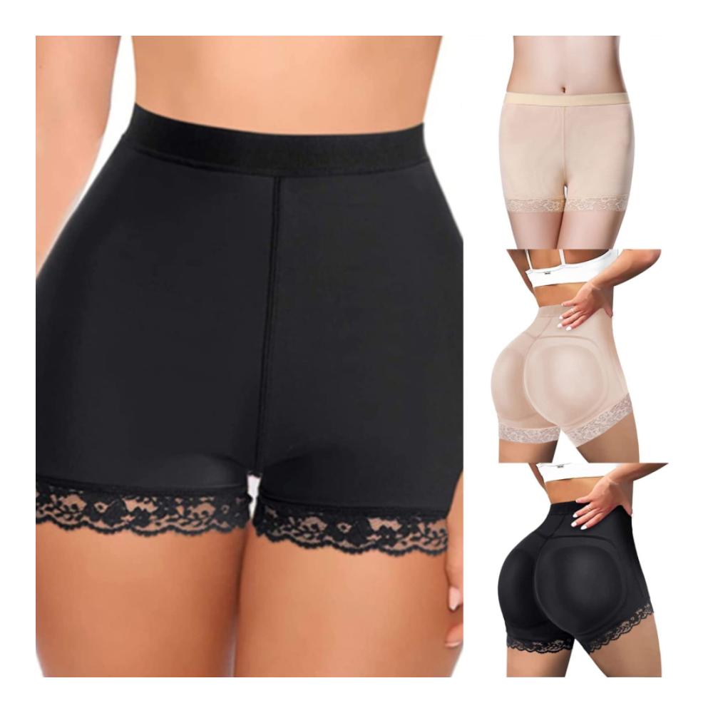 Shape deine Kurven mit unserem hochwertigen Miederslip! Perfekte Passform gepolsterte Lifter und Hüftverstärker für eine umwerfende Silhouette. Holen Sie sich jetzt Ihre Plus-Size-Booty Shorts