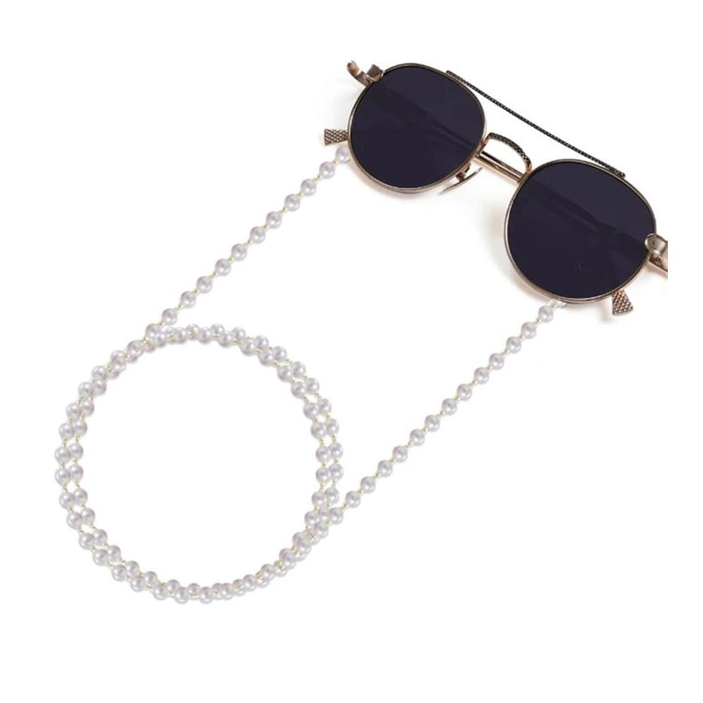 Entdecke stilvolle Brillenbänder & Ketten Damen-Perlenlanyard für Sonnenbrillen und mehr - Trendiges Zubehör für deinen Look