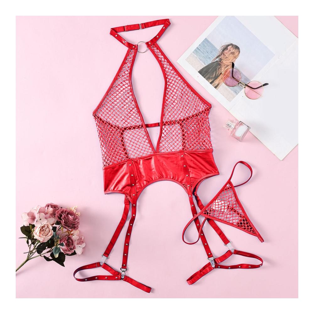 Entdecken Sie verführerische Dessous-Sets Sexy Lingerie Fischnetz-Bodys Halter-Unterwäsche & mehr! Perfekte Kurven sinnliches Mesh und tiefer V-Ausschnitt. Gönnen Sie sich jetzt