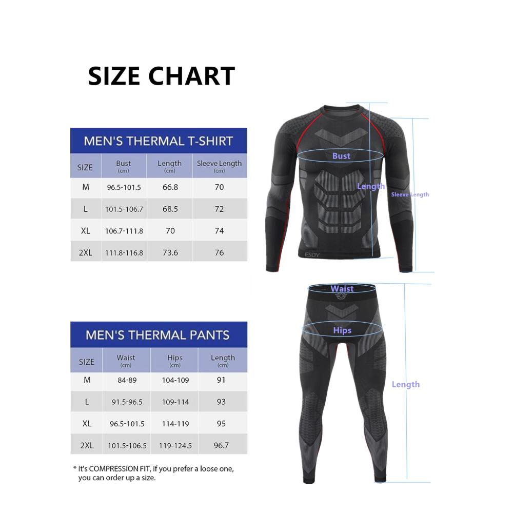 Ultimativer Komfort im Schnee Herren Thermounterwäsche Set – Perfekte Wärmeisolierung atmungsaktives Material für aktive Tage auf der Piste