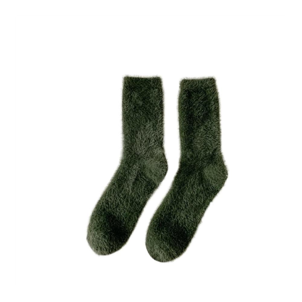 Holen Sie sich Komfort im Winter Verdickte Warme Socken für Männer und Frauen in Schlichten Farben! Perfekte Wahl für gemütliche Tage