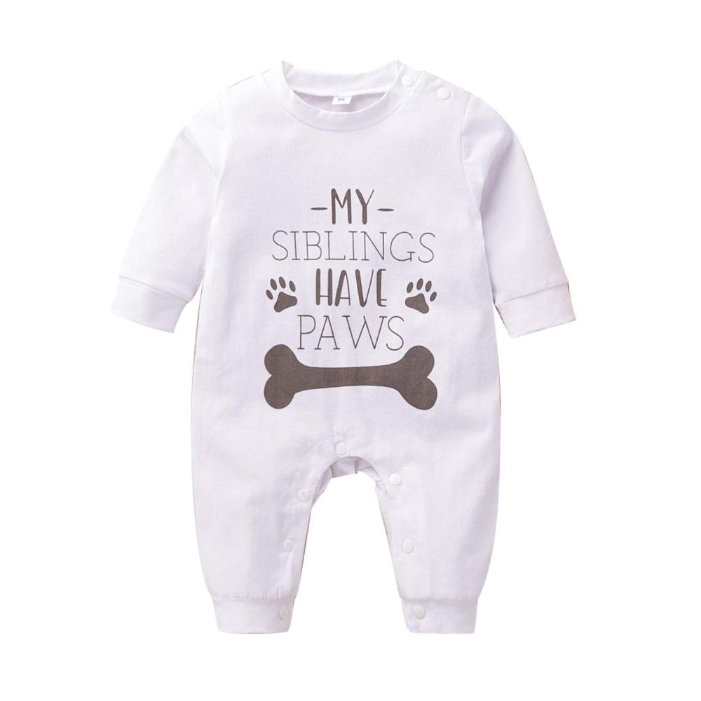 Entzückender Baby Strampler & Einteiler Neugeborener Langarm Body mit lustigem Slogan Outfit. Perfekter Jumpsuit für fröhliche Tage