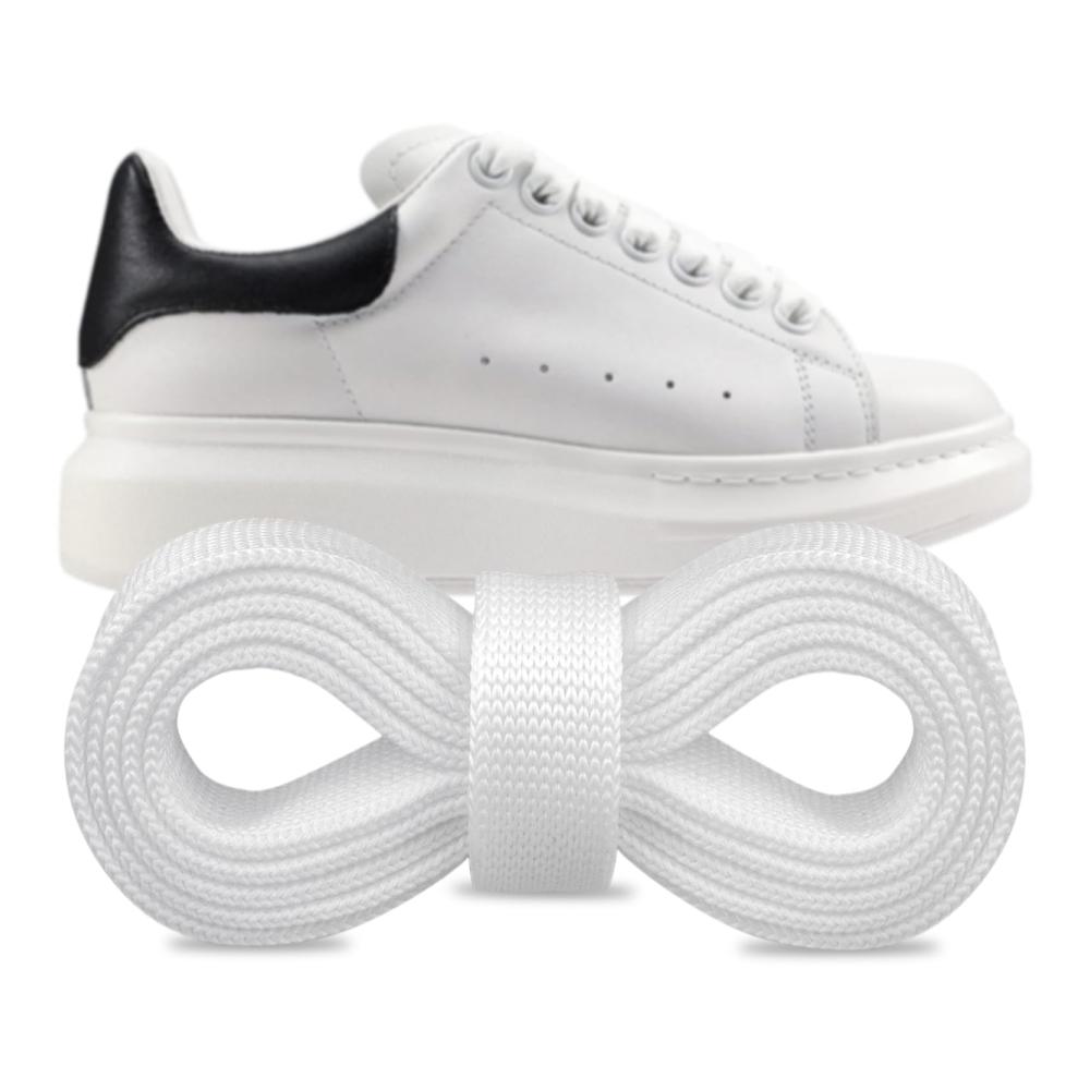 Ersetzen Sie Ihre Schnürsenkel mit stilvollen Flachband-Schnürsenkeln für Alexander McQueen Sneaker! Verbessern Sie den Look Ihrer Schuhe noch heute