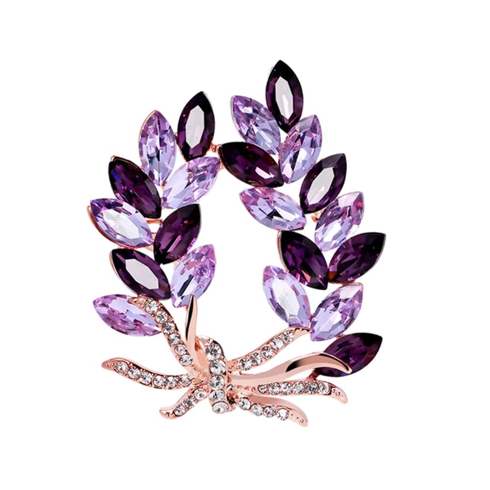 Schimmernde Kunstkristallblume Stilvolle Dekorative Hochzeitsbrosche für Eleganz und Glanz - Perfekte Broschen & Anstecknadeln