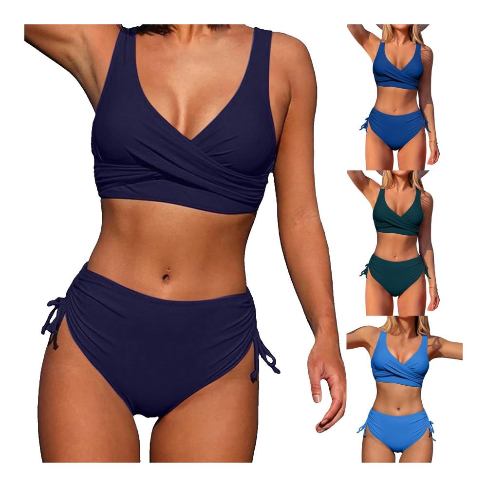 Entdecke den ultimativen Sommer-Look Bikini-Sets für Damen! Push-Up-Effekt Bauchkontrolle und unwiderstehlicher Stil vereint. Jetzt deinen perfekten Badeanzug sichern