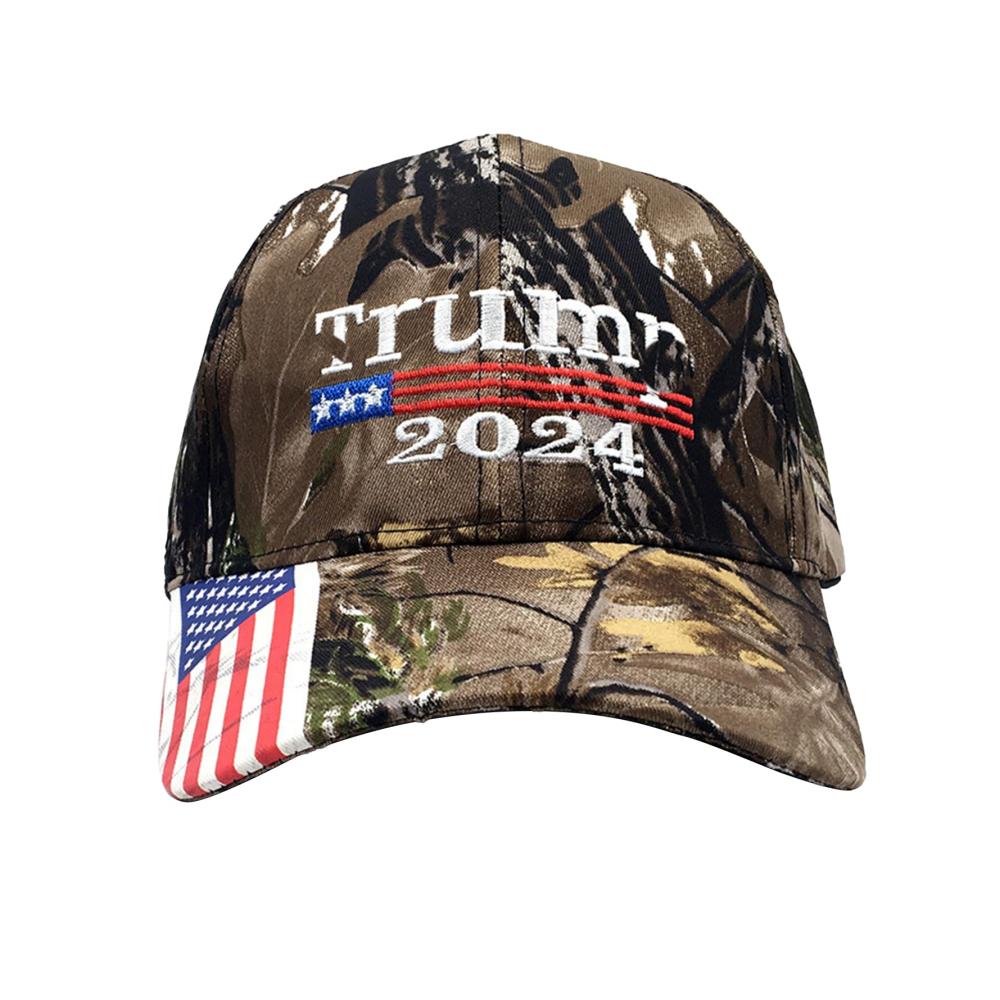 Stylische Baseball Caps Trump 2024 Mütze für Fans! Bestickte Amerikanische Flagge verstellbare Trucker-Mütze in mehreren Farben. Jetzt erhältlich