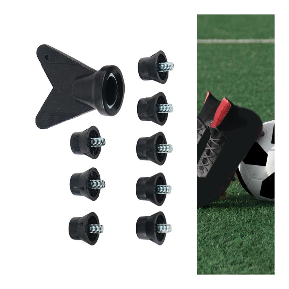 Hochleistungs-Fußballschuhe 12er Set mit 5mm Spikes Gewinde & Schraubenschlüssel. Top-Qualität für ultimative Performance auf dem Spielfeld