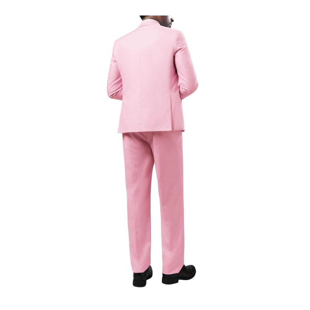 Eleganter Herrenanzug Zweiteiliger Slim Fit Zweireiher mit Peak Revers - Perfekt für Hochzeit und Business