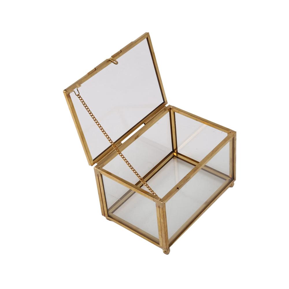 Entdecken Sie stilvolle Organisation Geometrische Glas Schmuckkästen für elegante Schmuckaufbewahrung und ansprechende Wohnkultur