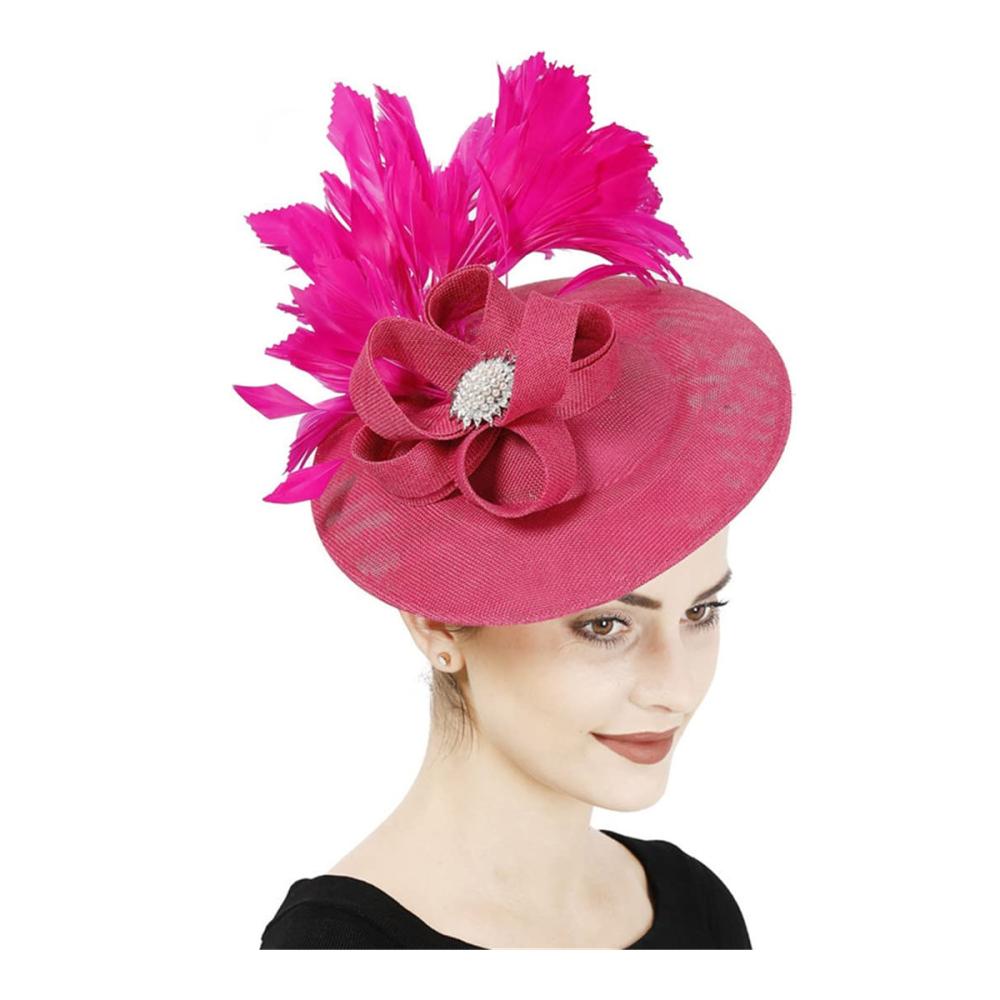 Entzückender Damen-Fascinator Eleganter Schleier zarte Federn & stilvolle Kopfbedeckung für Hochzeiten & besondere Anlässe. Perfekt für die Braut & Damen mit Stil