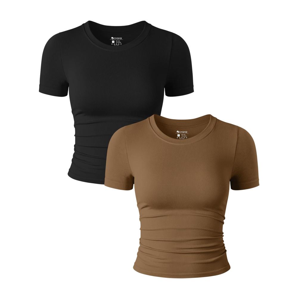 Entdecke den perfekten Style Damen Basic T-Shirts im Doppelpack! Vielseitig trendy und passend für jeden Anlass. Jetzt zugreifen und modisch durchstarten