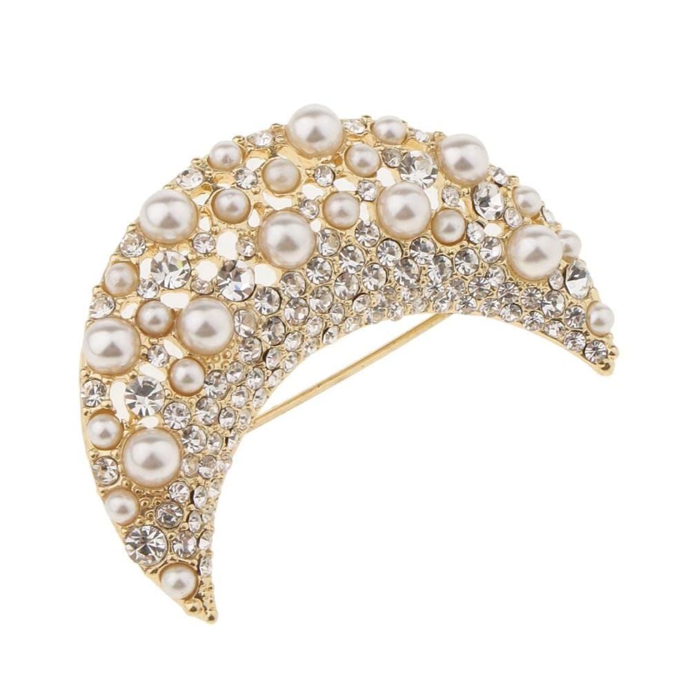 Entdecken Sie die zeitlose Eleganz Ketten für Frauen - Halskette mit Mond-Perle-Anhänger für anmutigen Schmuck. Ein Muss für stilbewusste Damen