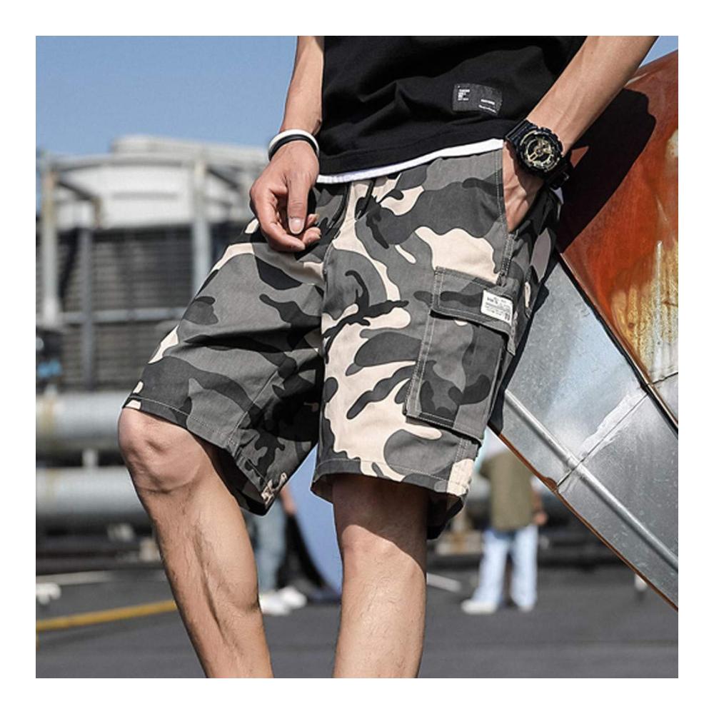 Entspannte Herren Sommer Shorts mit Kordelzug - Stylische bequeme Joggers für Sport und Freizeit. Perfekt für einen lässigen Look