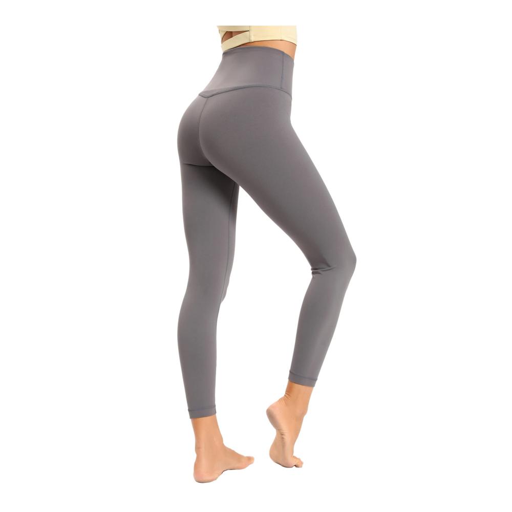 Damen Sport Leggings Hohe Taille Yoga Hose mit Bauchkontrolle | Bequeme Laufleggins mit versteckten Innentaschen | Atmungsaktiv und Flexibel | Fitness Leggins für Frauen