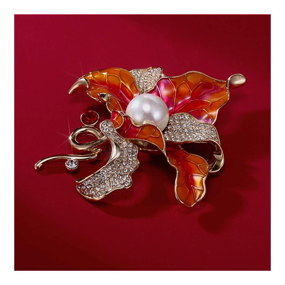 Elegante Modebrosche Exquisites Damen Perlen Corsage Zubehör für Pullover Schal & Mantel. Perfekte Pin für Frauen & Mütter. Jetzt stilvoll schmücken