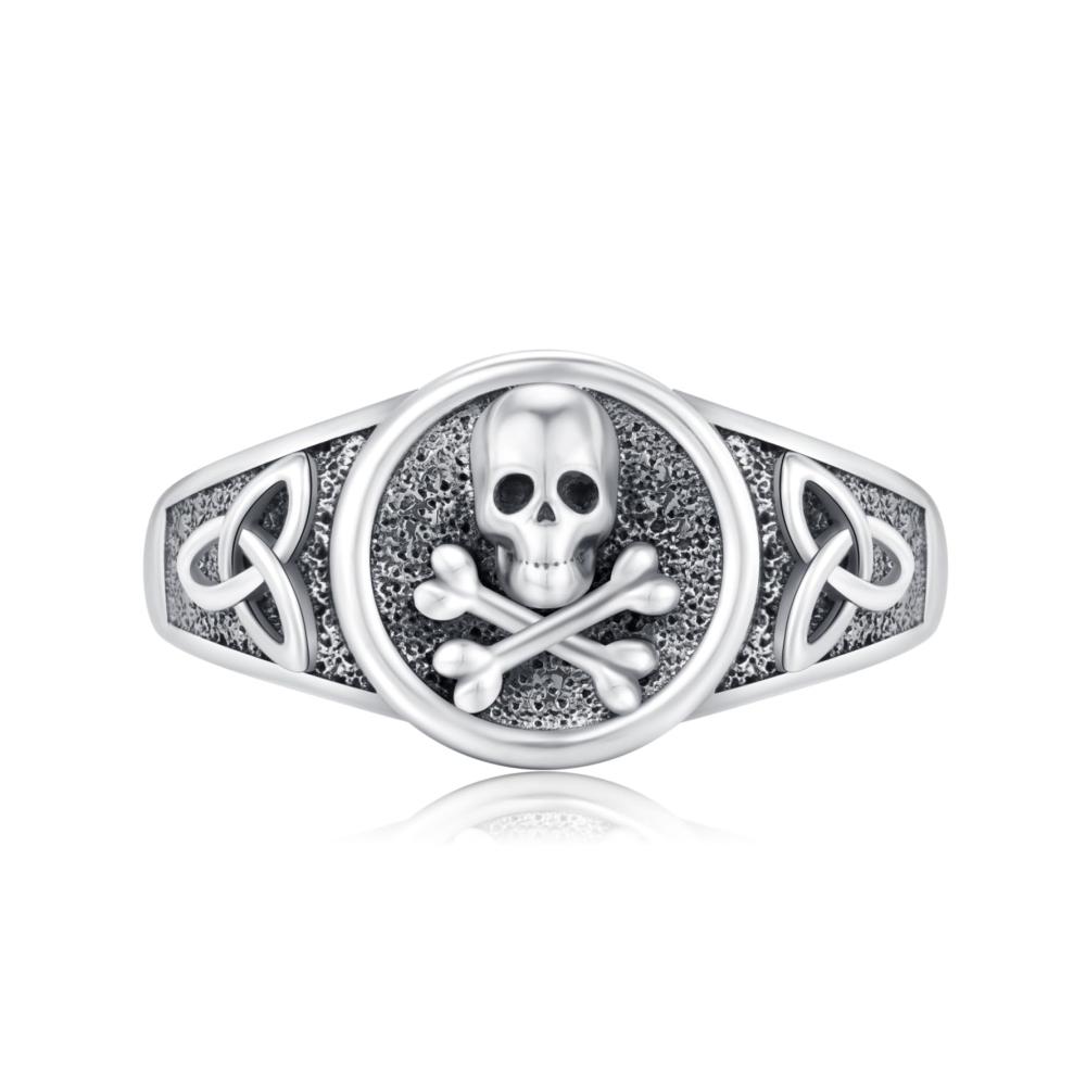 Exklusive Wikinger Ringe für Männer - Silber 925 Verstellbar Keltische Runen Amulett Schmuck - Perfekte Geburtstagsgeschenke