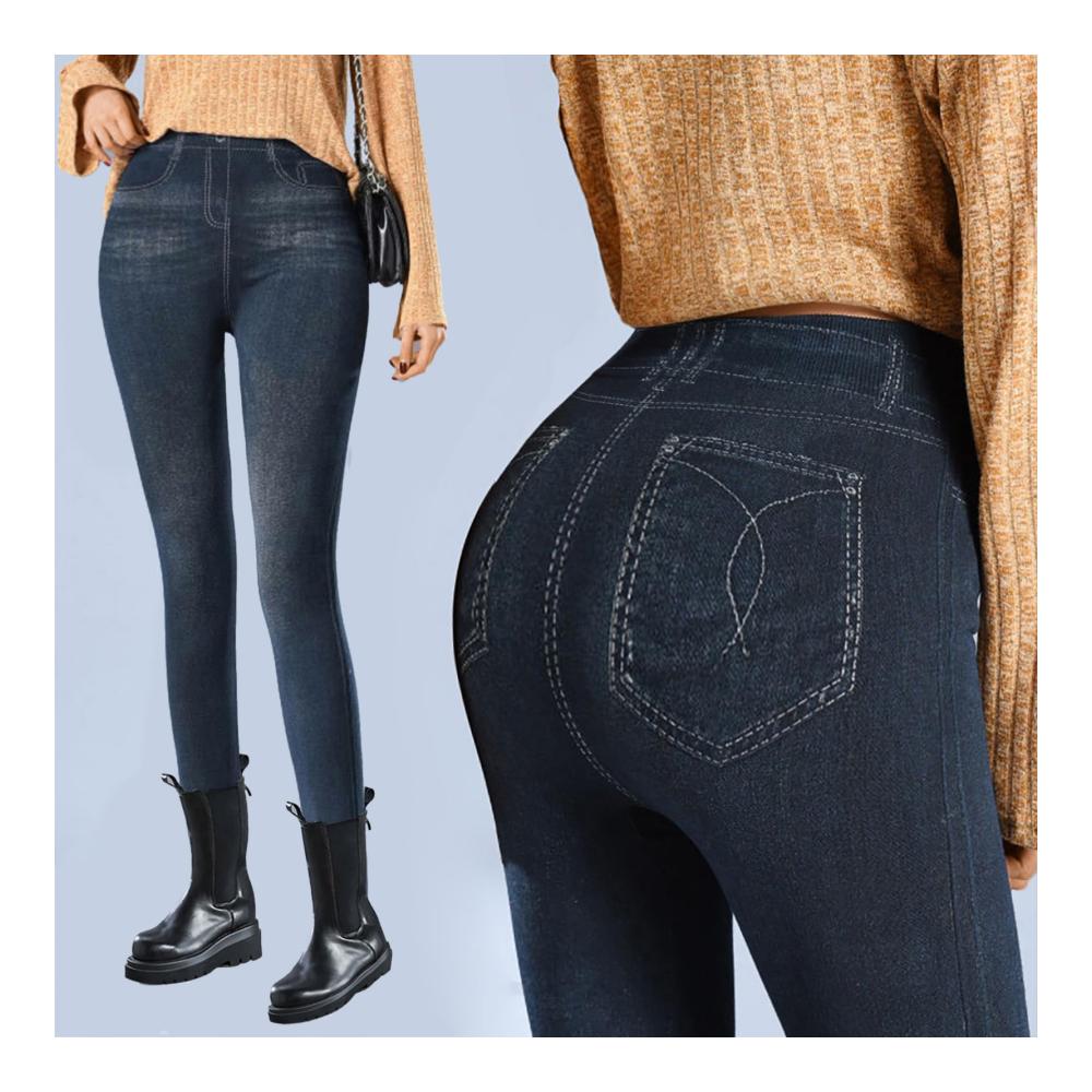 Entdecken Sie den ultimativen Komfort Damen Thermo-Leggings mit nahtloser Stretch-Passform High Waist und warmem Innenfutter. Perfekt für kühle Tage