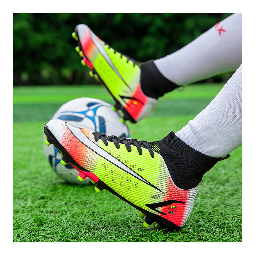 Top-Qualität Fußballschuhe für Herren und Kinder | Hochleistungs-Spike Cleats für Profis | Atmungsaktiv und rutschfest | Perfekt für Outdoor-Athletik | Ideale Wahl für Fußballtraining